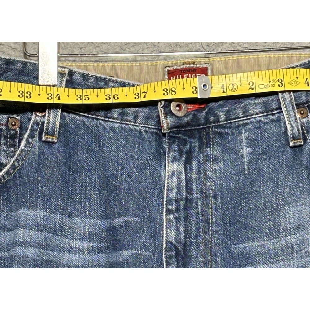 Hilfiger Denim Red Label Freedom Fit Jeans Mens 36x32 Straight Vintage Y2K - Picture 5 of 16